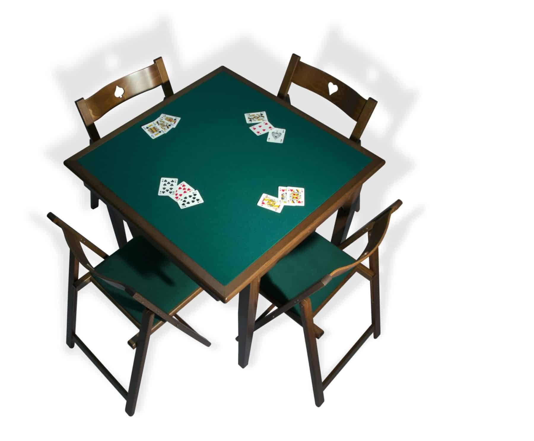 Poker \ tavolo gioco pieghevole – Del Fabbro / Karn / Arredo